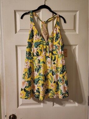 Evri 2x Tankin Top Nwt! Orig 40.00 Absolutely adorable! Yellow!